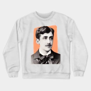 French Writer Marcel Proust illustration Crewneck Sweatshirt